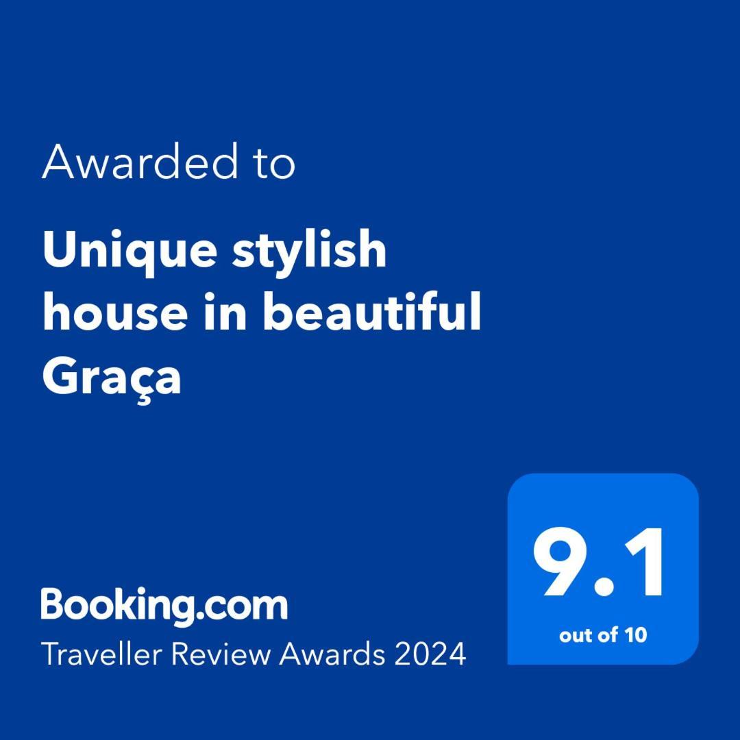 Unique Stylish House In Beautiful Graca Apartment Lisbon Luaran gambar